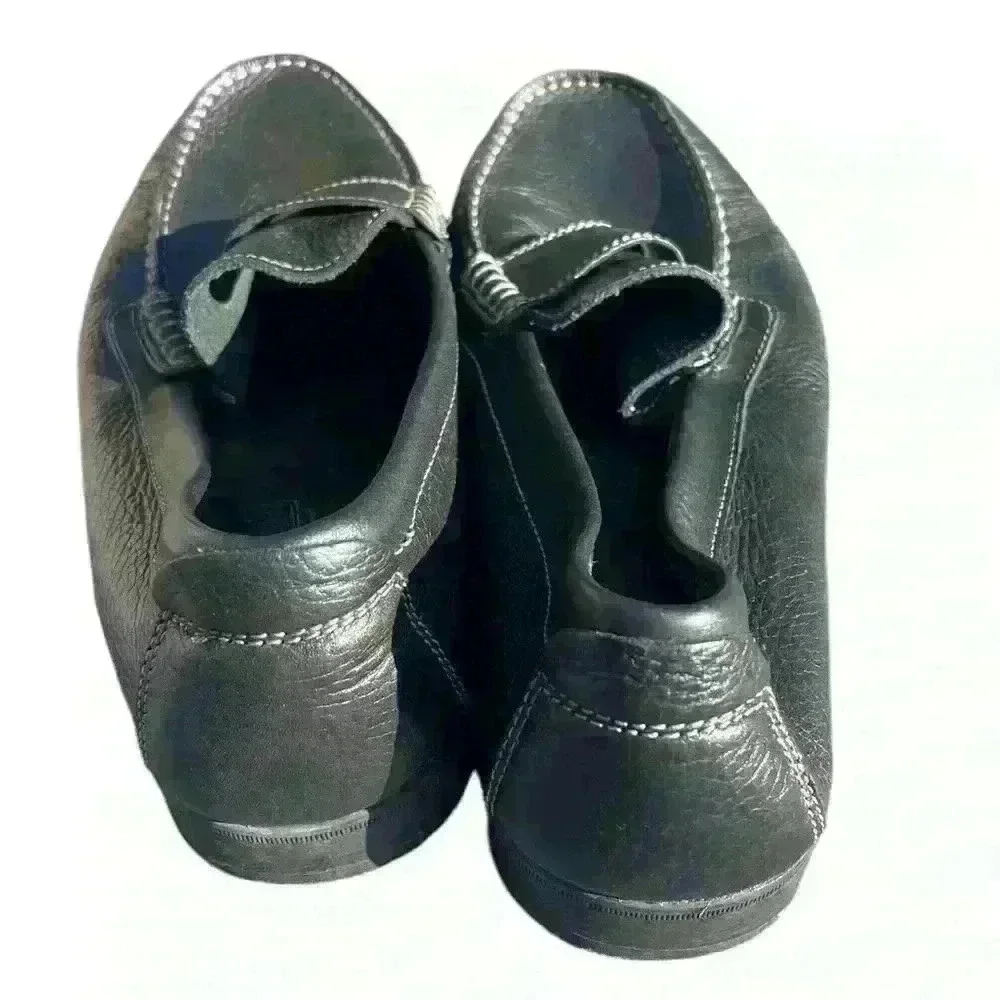Sandro Moscoloni Segovia Pebble Leather Loafer Driving Shoes Mens 11 D Black